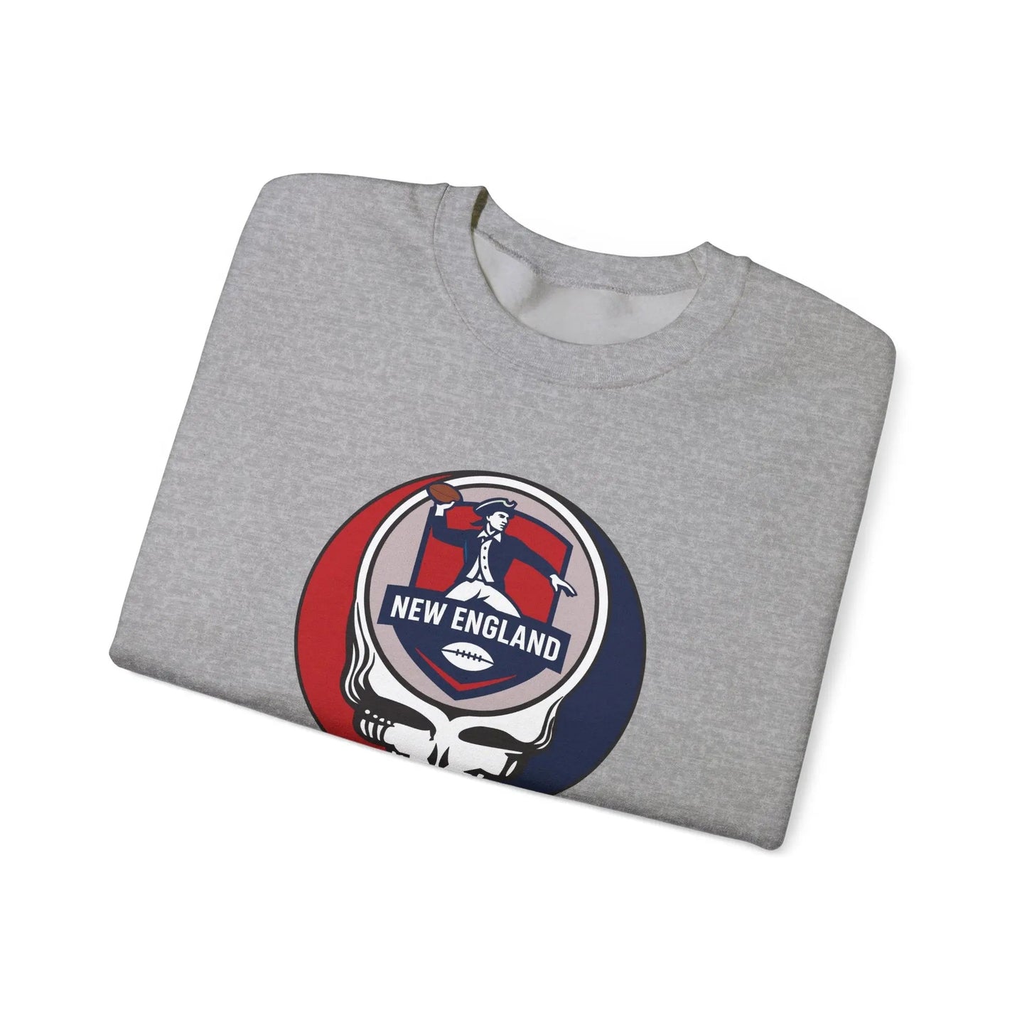 Gridiron Collection New England Stealie Crewneck Sweatshirt Grateful Dead