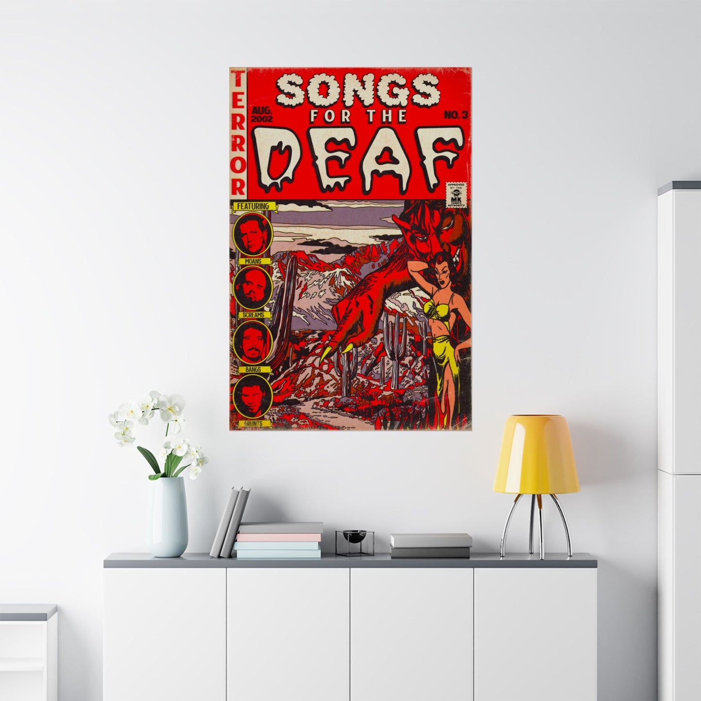 Songs For The Deaf - Vertical Matte Poster