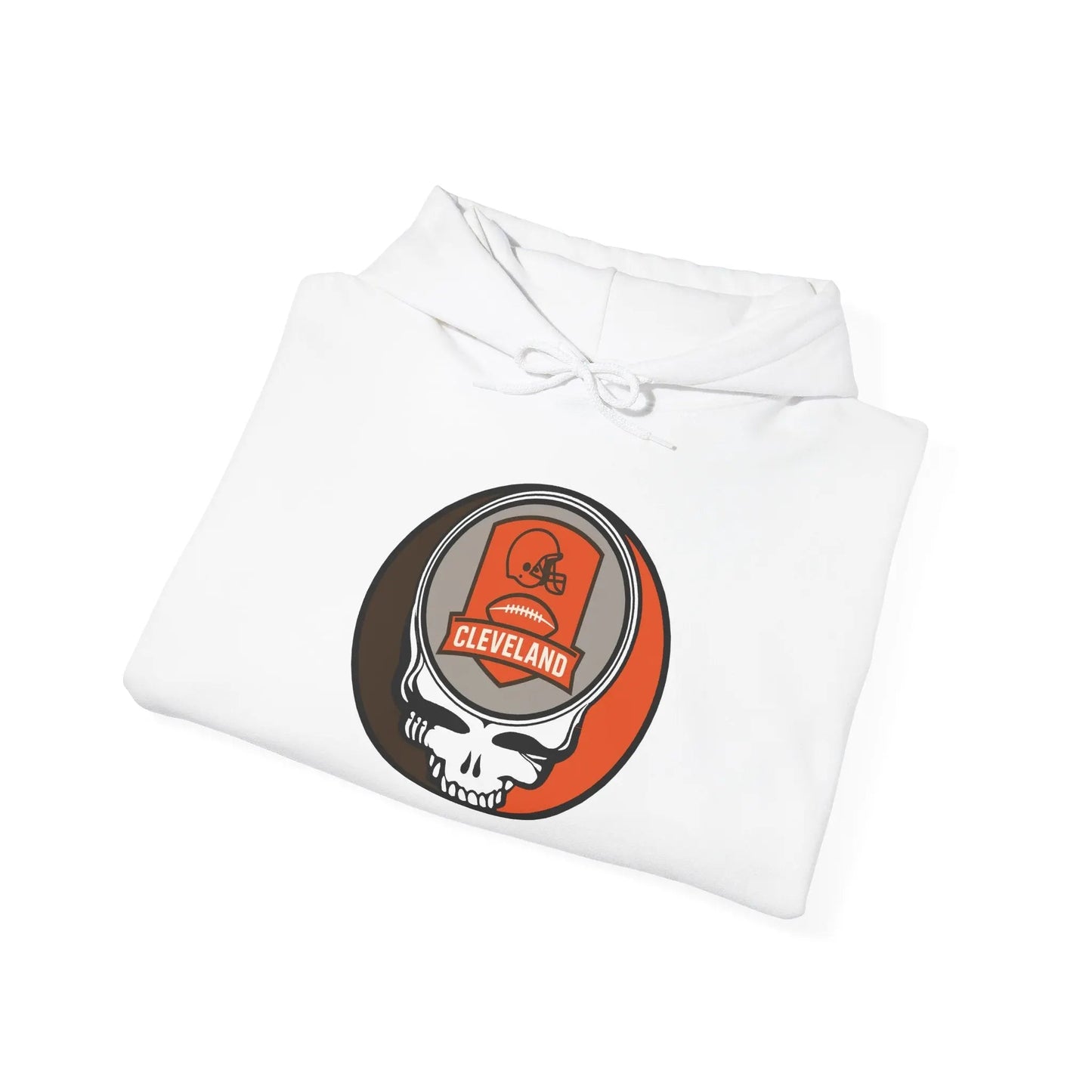 Cleveland Browns Stealie Hooded Sweatshirt Grateful Dead The Gridiron Collection