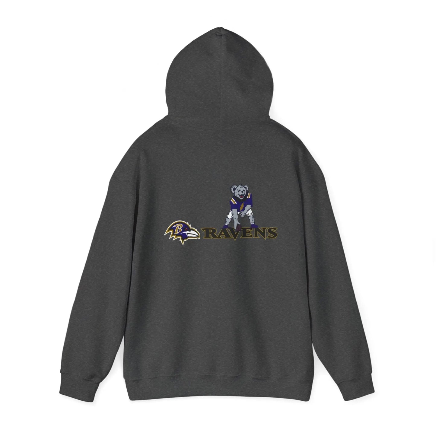Baltimore Ravens Dancing Bear Unisex Hoodie Two-Sided The Gridiron Collection