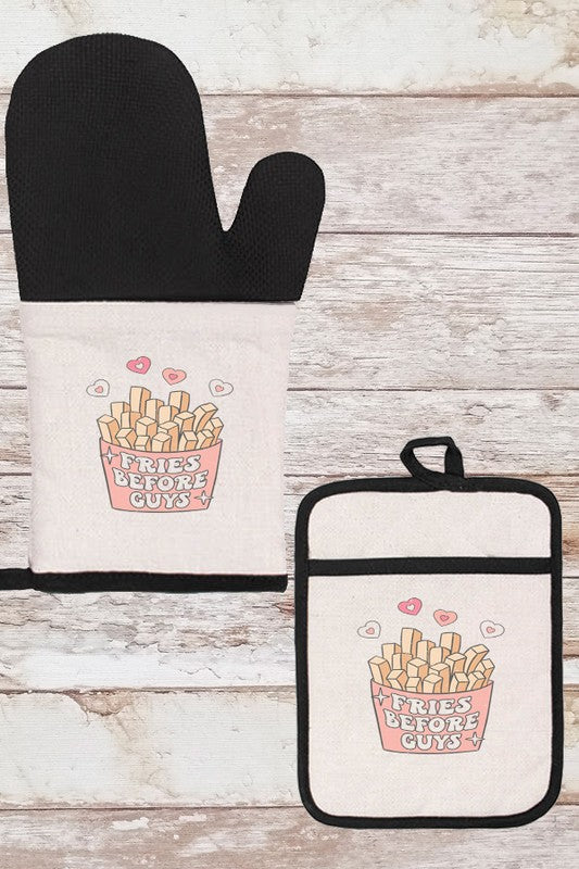 Valentine's Day Fries Before Guys Mitt Glove
