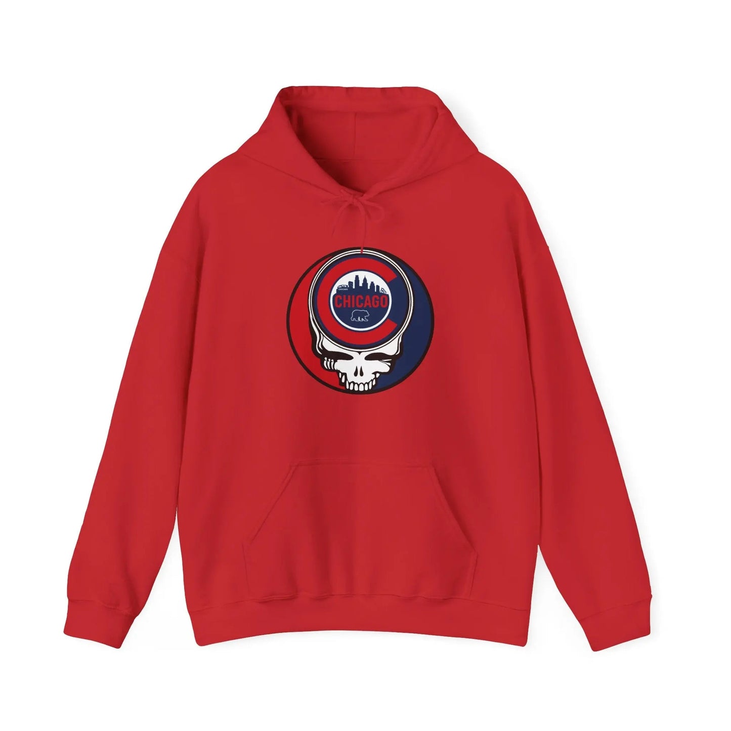 Grateful Dead Unisex Heavy Blend Hoodie The Ballpark Collection Chicago Baseball Edition