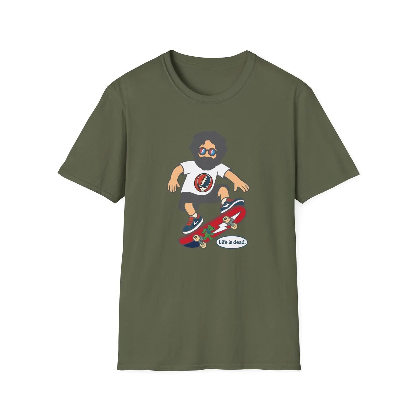 Life is Dead Ultra-Soft T-Shirt Jerry's Shreddin' Grateful Dead