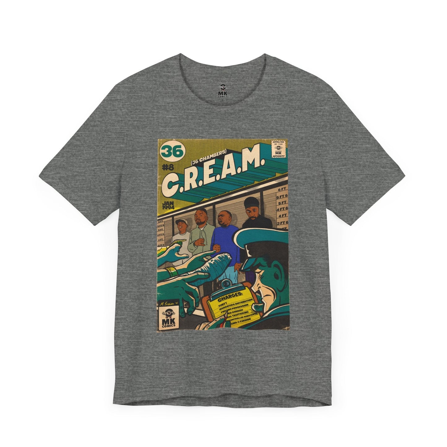 Unisex Jersey Short Sleeve Tee C.R.E.A.M
