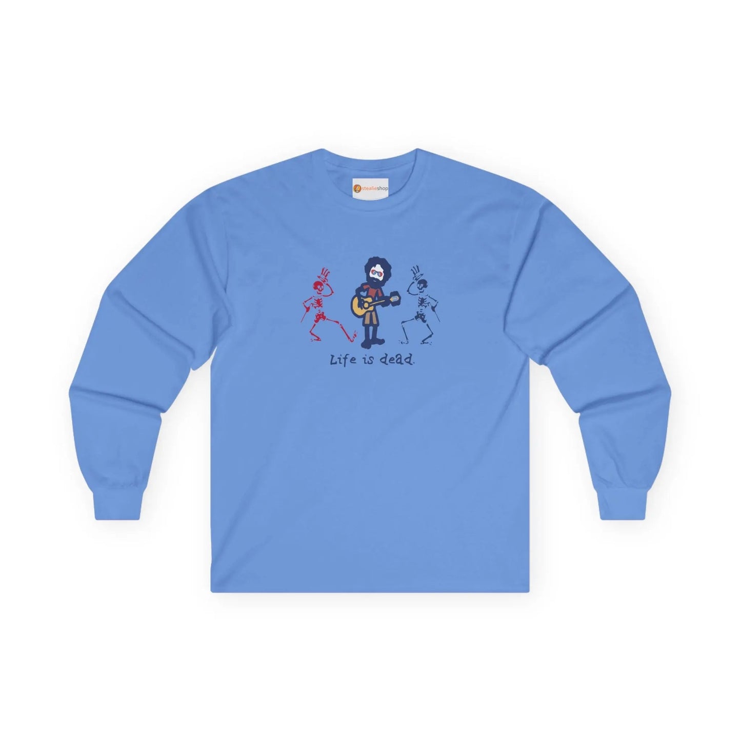 Grateful Dead Long Sleeve Tee Ultra-Cotton Life is Dead Jerry and His Friends