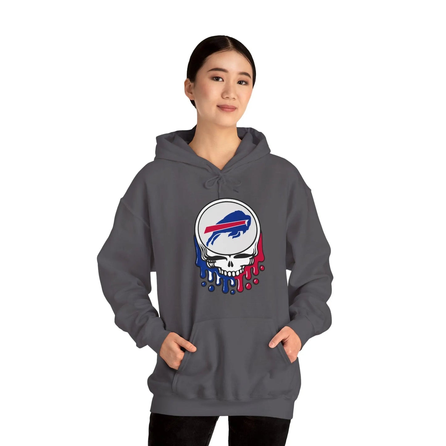 Buffalo Bills Dripping Stealie Unisex Hoodie NFL The Gridiron Collection