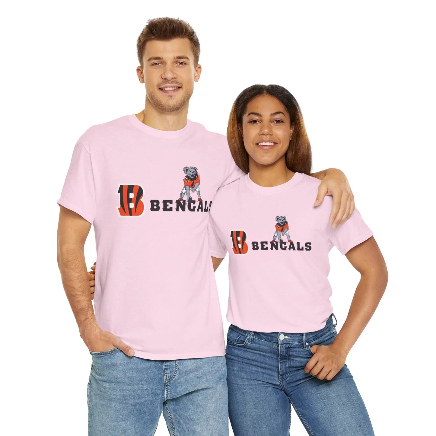 Cincinnati Bengals Dancing Bear Grateful Dead T-Shirt The Gridiron Collection
