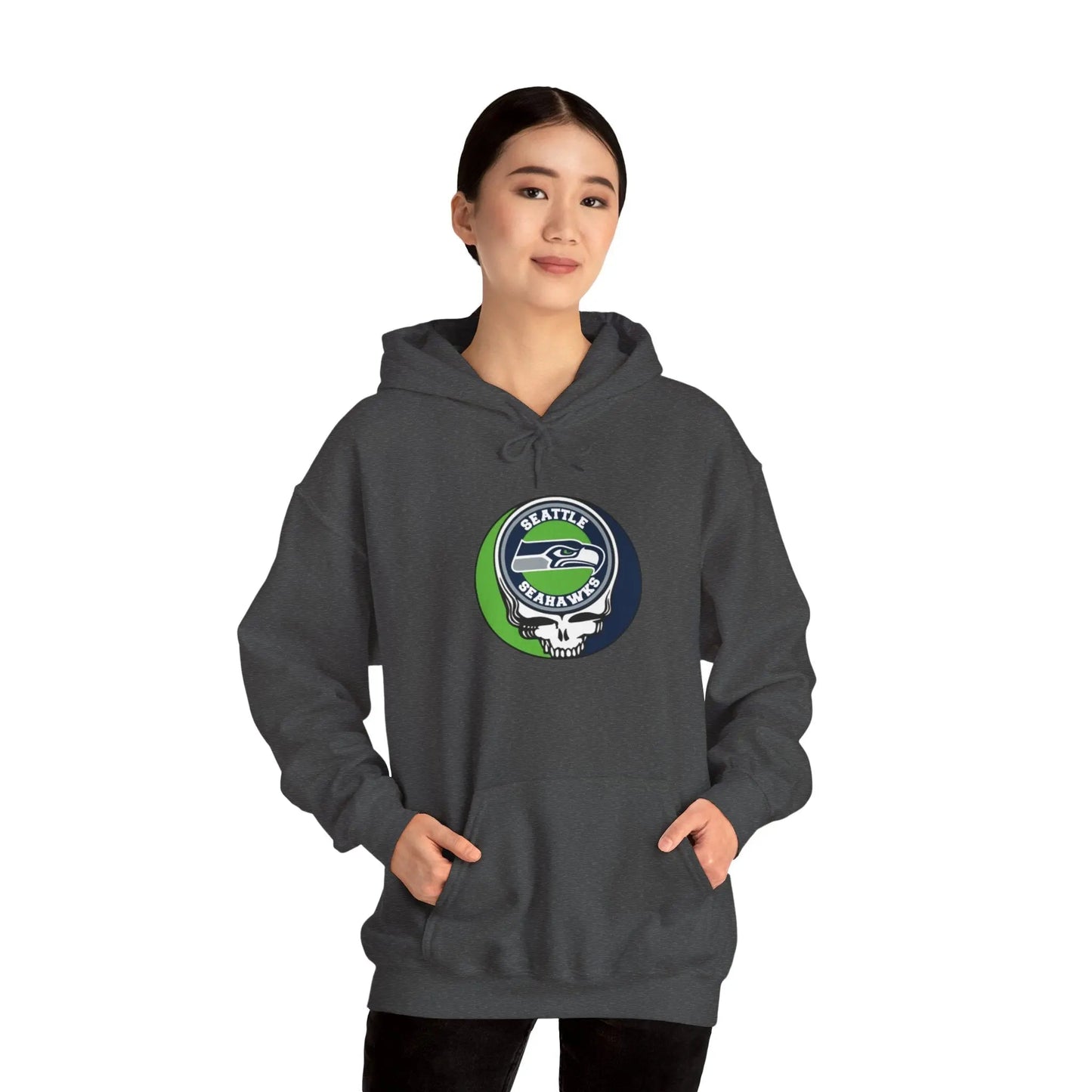 Seattle Seahawks Grateful Dead Hooded Sweatshirt The Gridiron Collection