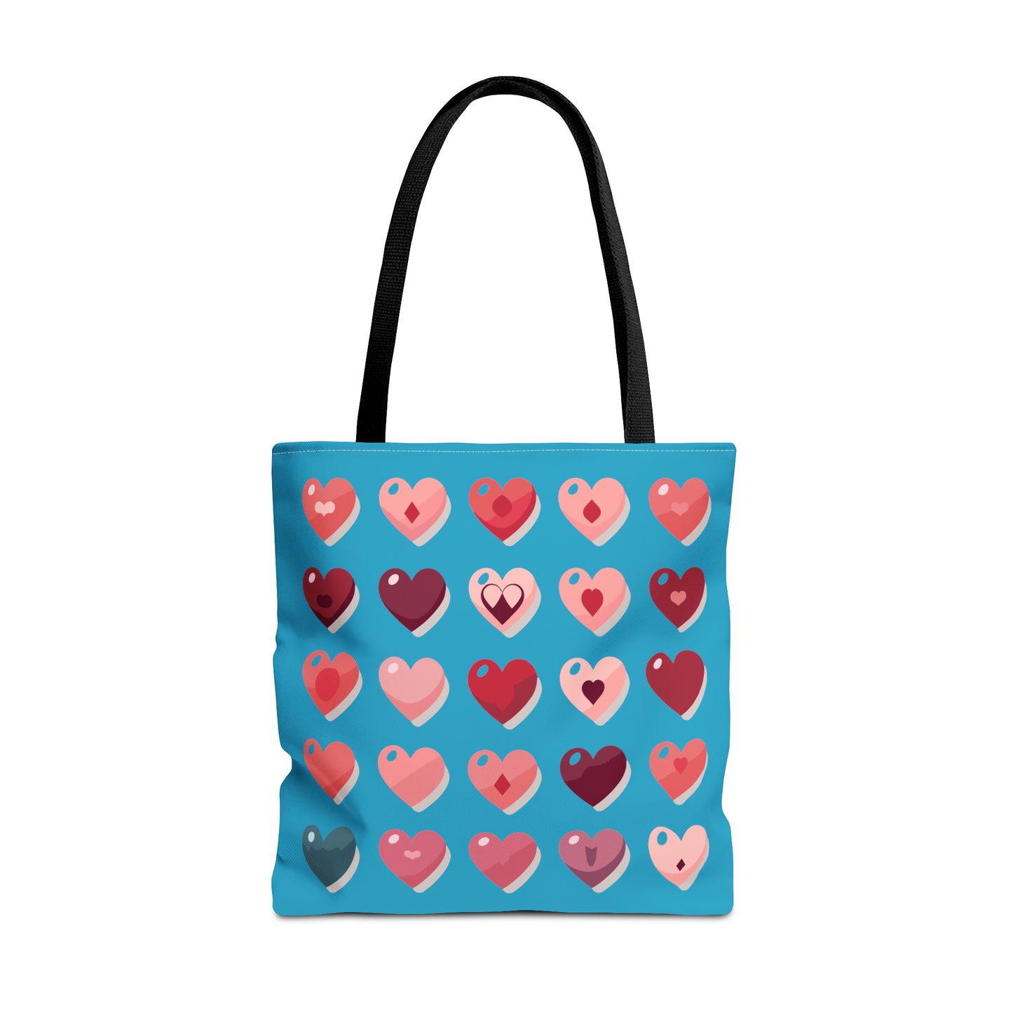Valentine's Turquoise Tote Bag (AOP)