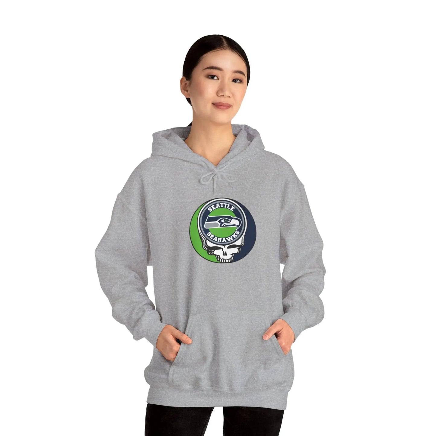 Seattle Seahawks Grateful Dead Hooded Sweatshirt The Gridiron Collection