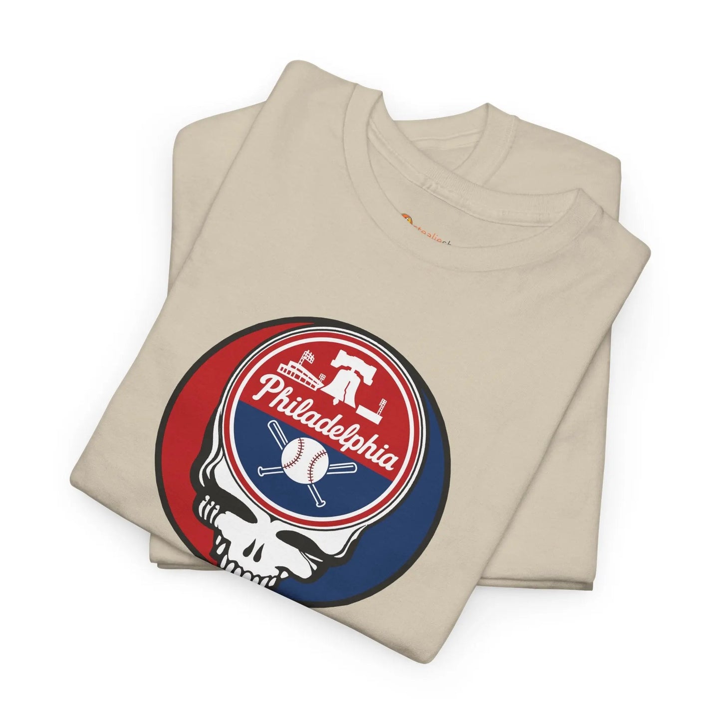 Philadelphia Phillies Grateful Dead Steal Your Face T-Shirt Ballpark Collection MLB