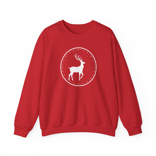 White reindeer - Christmas Shirt, Holiday Xmas Shirt, Merry Christmas, Holiday Xmas, Unisex Xmas Shirt, Christmas Sweatshirt, Christmas Apparel, Xmas Celebration Shirt, Matching Family Outfits, Christmas Gifts