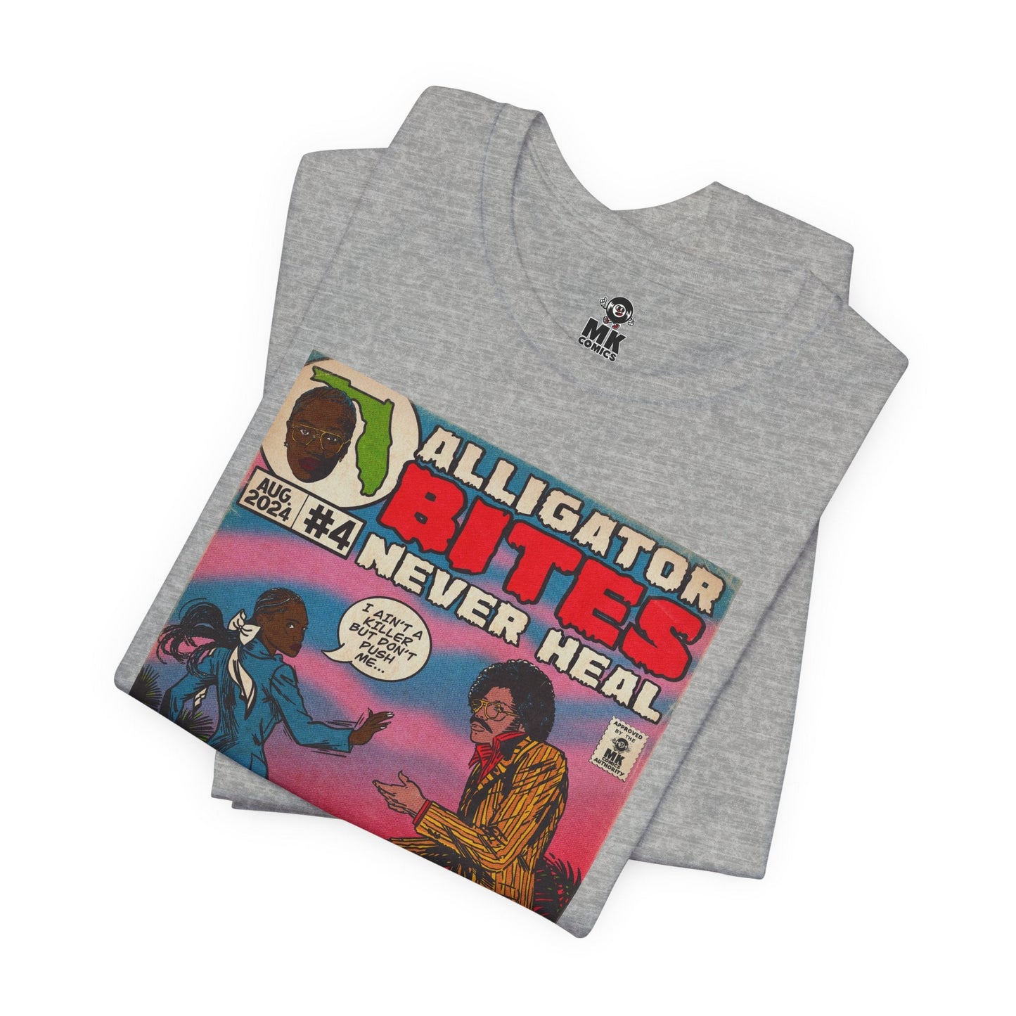 Denial is a River - Alligator Bites Unisex Jersey Short Sleeve Tee