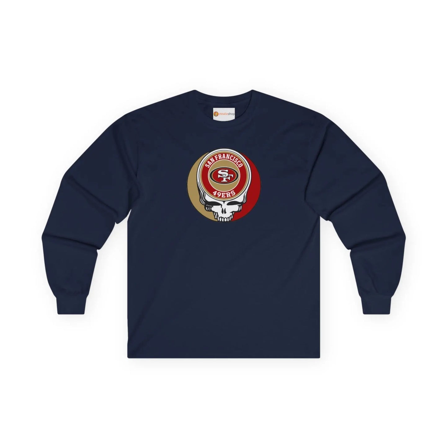 Grateful Dead Long Sleeve Tee Ultra-Cotton San Francisco 49ers The Gridiron Collection