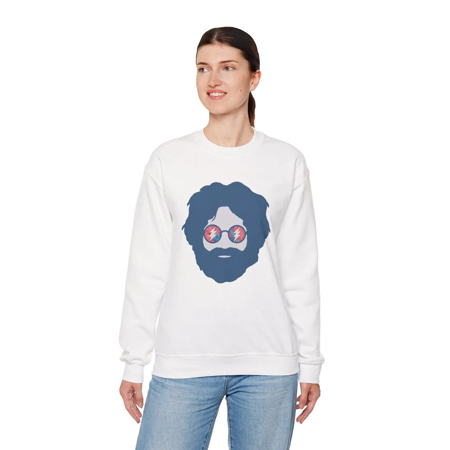 Life is dead Crewneck Sweatshirt Heavy Blend Jerry