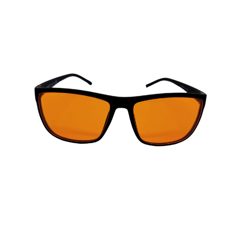 Moonwalkerz Blue Light Blocking Sleep Glasses Matte Black Kingseven Design