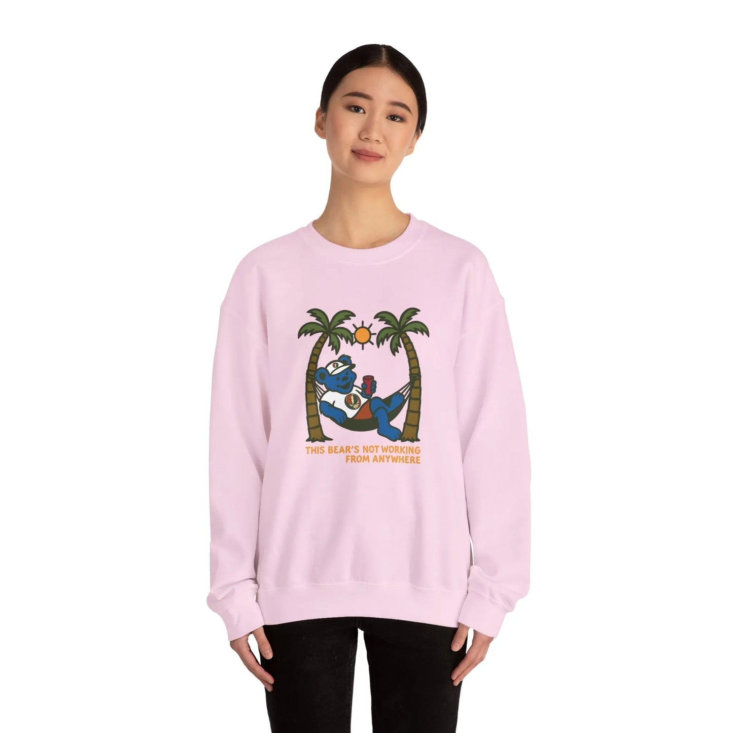 Crewneck Sweatshirt Heavy Blend Unisex Life is dead