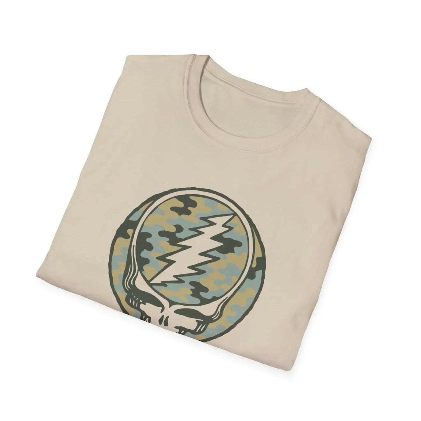 Camo Stealie Color Match Grateful Dead Vineyard Collection T-Shirt