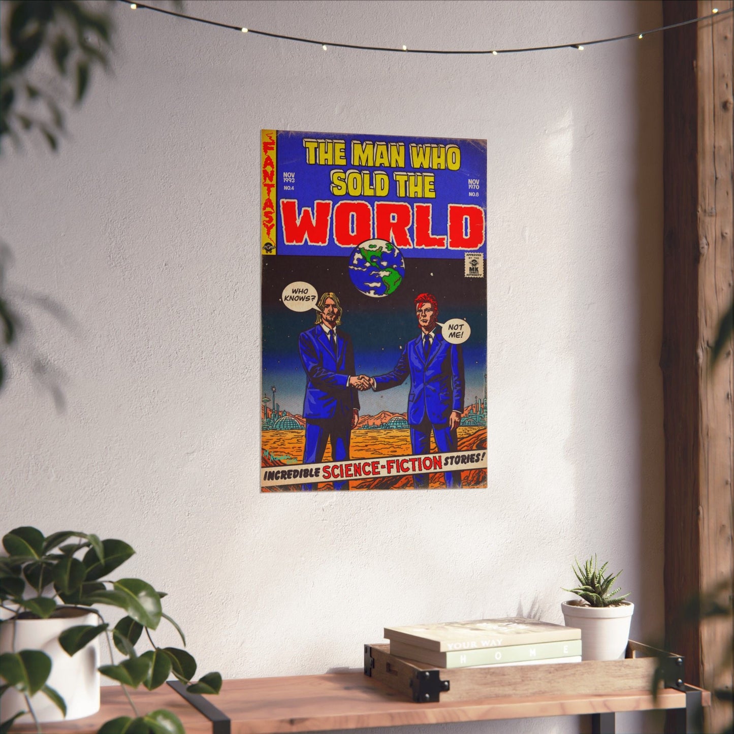 The Man Who Sold The World - Bowie & Cobain - Vertical Matte Posters