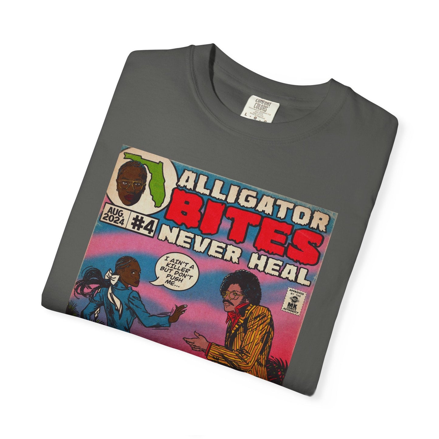 Denial is a River Alligator Bites Unisex Comfort Colors T-shirt
