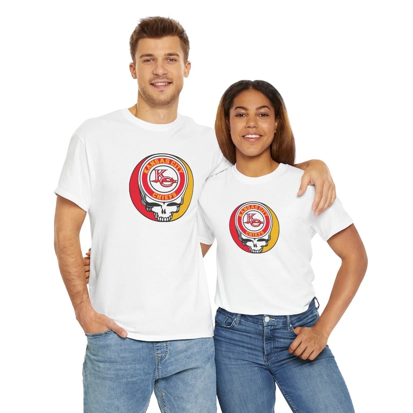 Kansas City Chiefs Steal Your Face T-Shirt Grateful Dead NFL