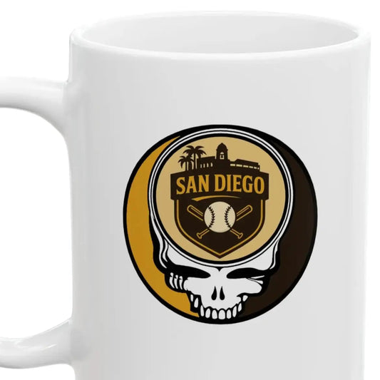 San Diego Baseball Edition Stealie Ceramic Mug 15 Ounce MLB