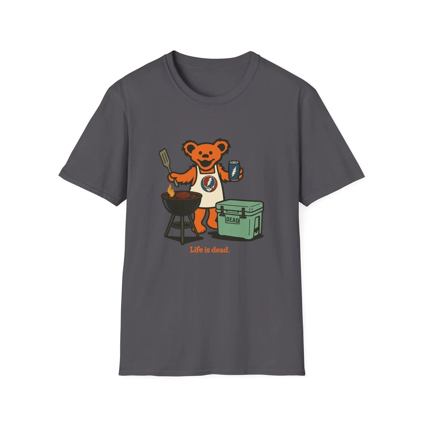 Grateful Dead Life is Dead Grilling Bear TShirt