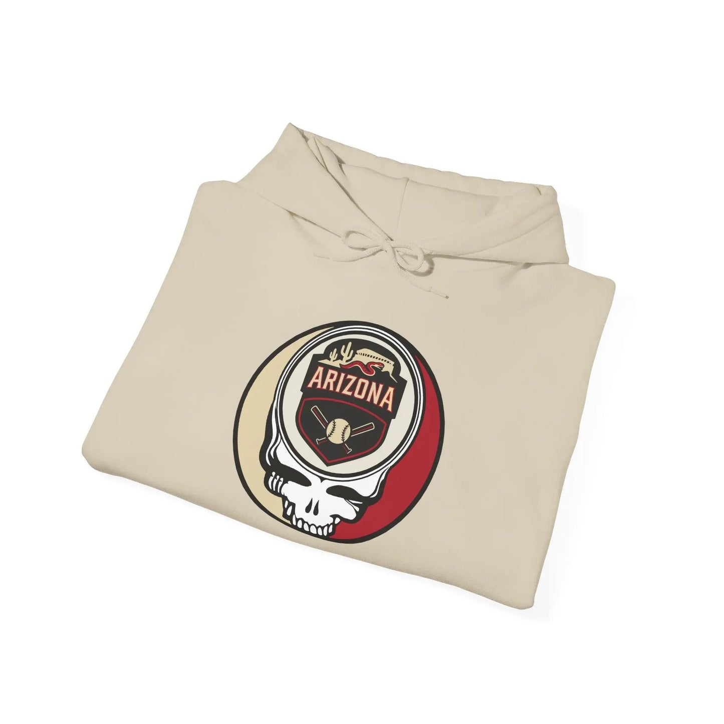 Grateful Dead Unisex Heavy Blend Hooded Sweatshirt Arizona Baseball Edition The Ballpark Collection