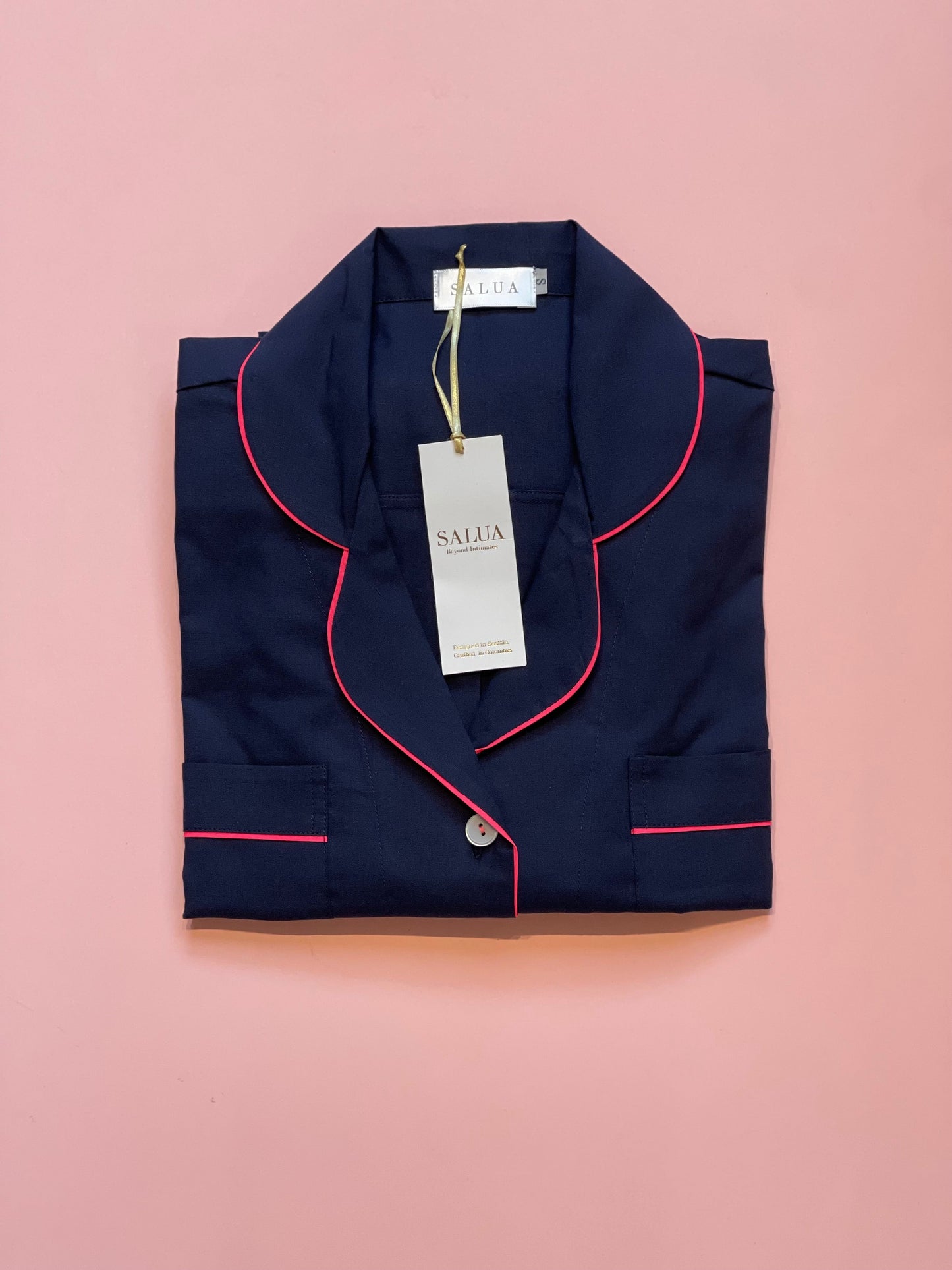 SALUA Classic Pajama in Woven Cotton