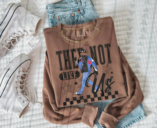 They not like us Bold Design Tee or Sweatshirt