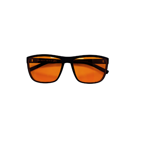 Moonwalkerz Blue Light Blocking Sleep Glasses Matte Black Kingseven Design