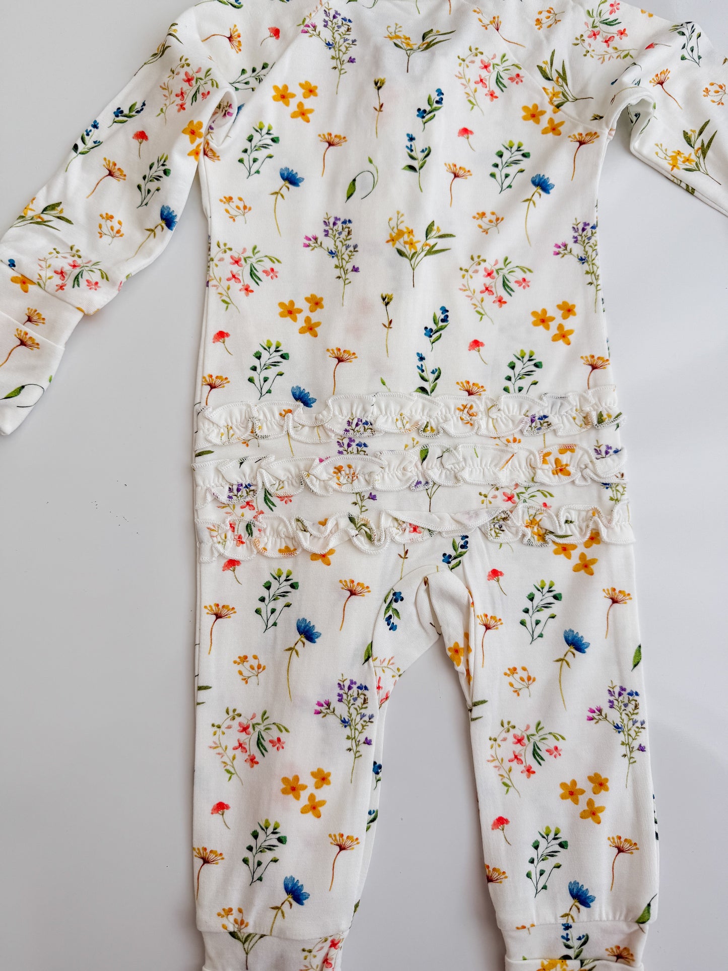 You Grow Girl Ruffle Bamboo Zippy