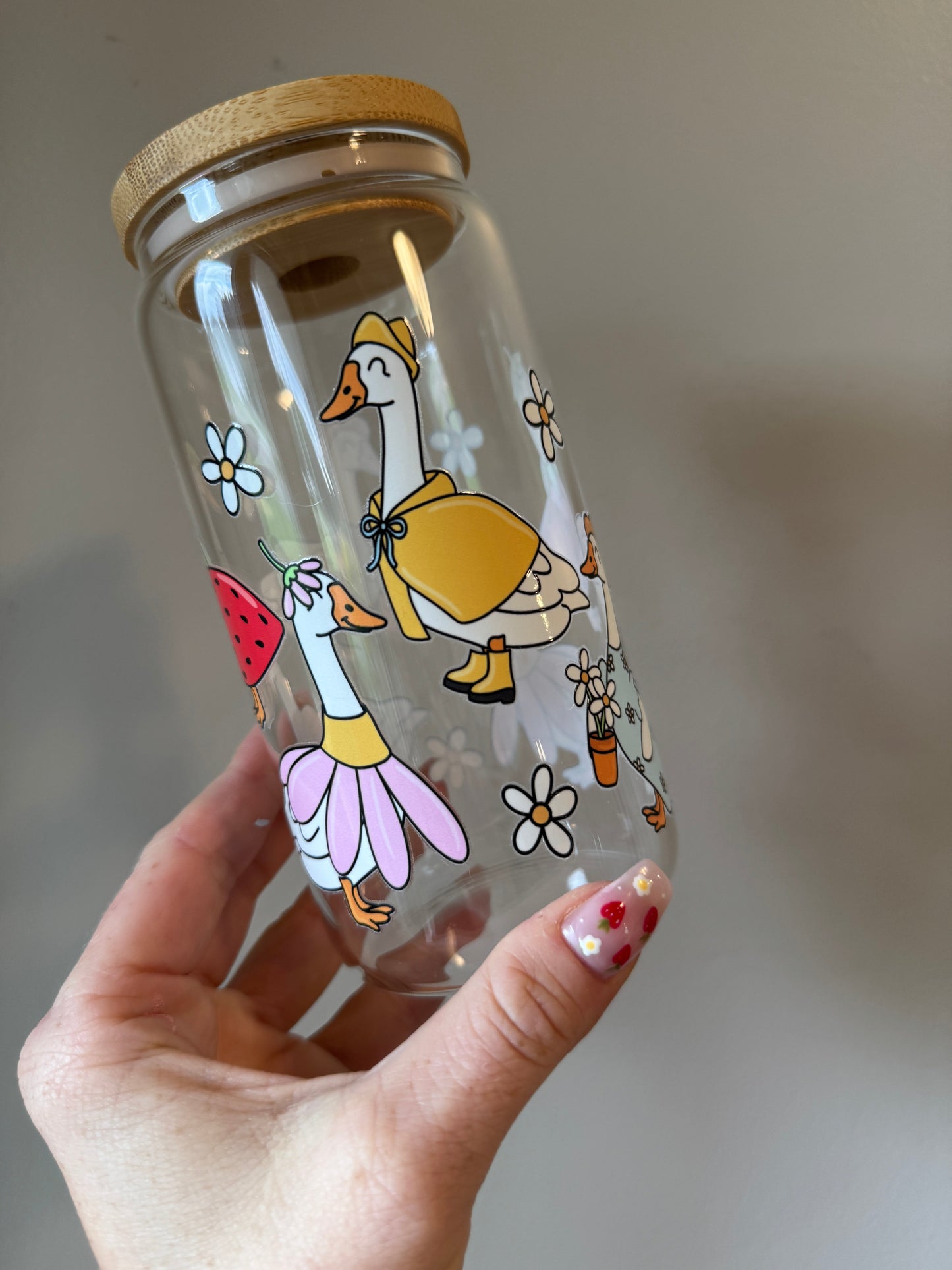 Silly Spring Goose Quirky Mug Sawdust and Cedar