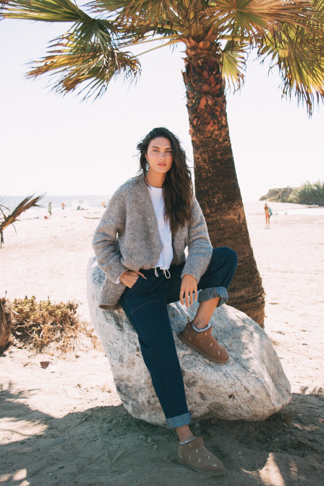 Cosy Ultra Chestnut/Gold Bolt Sheepskin Boot Electric & Rose