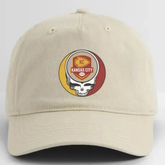 Kansas City Chiefs Stealie Grateful Dead Stealie Dad Hat The Gridiron Collection
