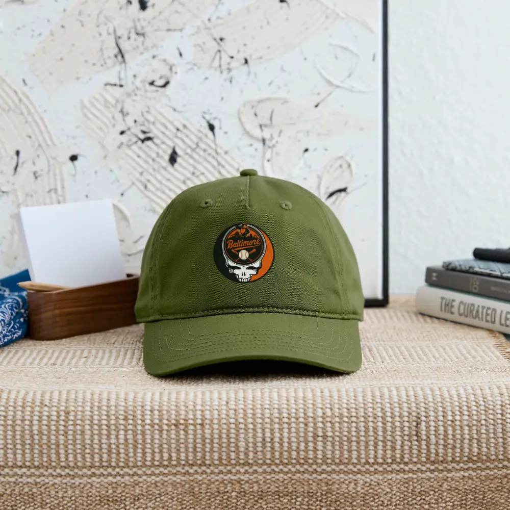 Grateful Dead Stealie Dad Hat Baltimore Baseball Edition The Ballpark Collection
