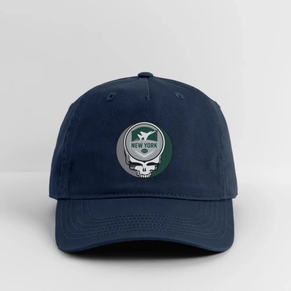 Gridiron Collection New York Jets Grateful Dead Stealie Dad Hat