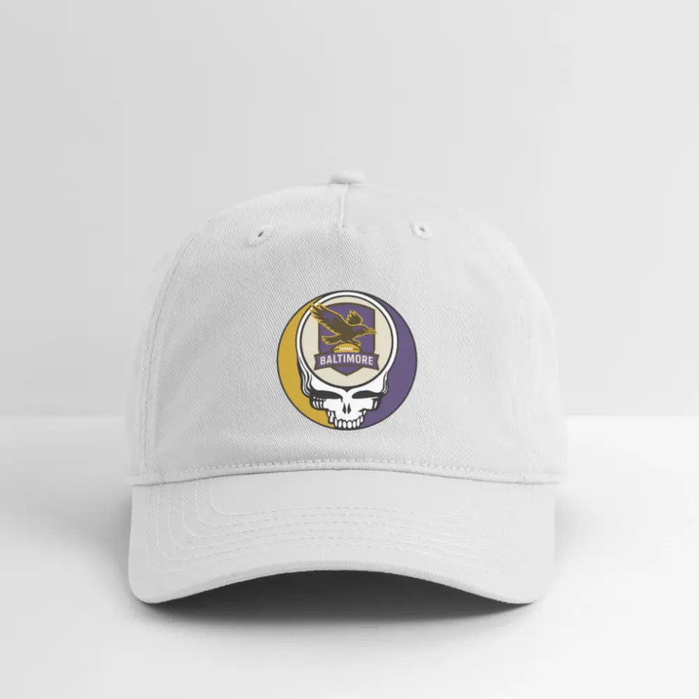 Baltimore Ravens Grateful Dead Stealie Dad Hat The Gridiron Collection