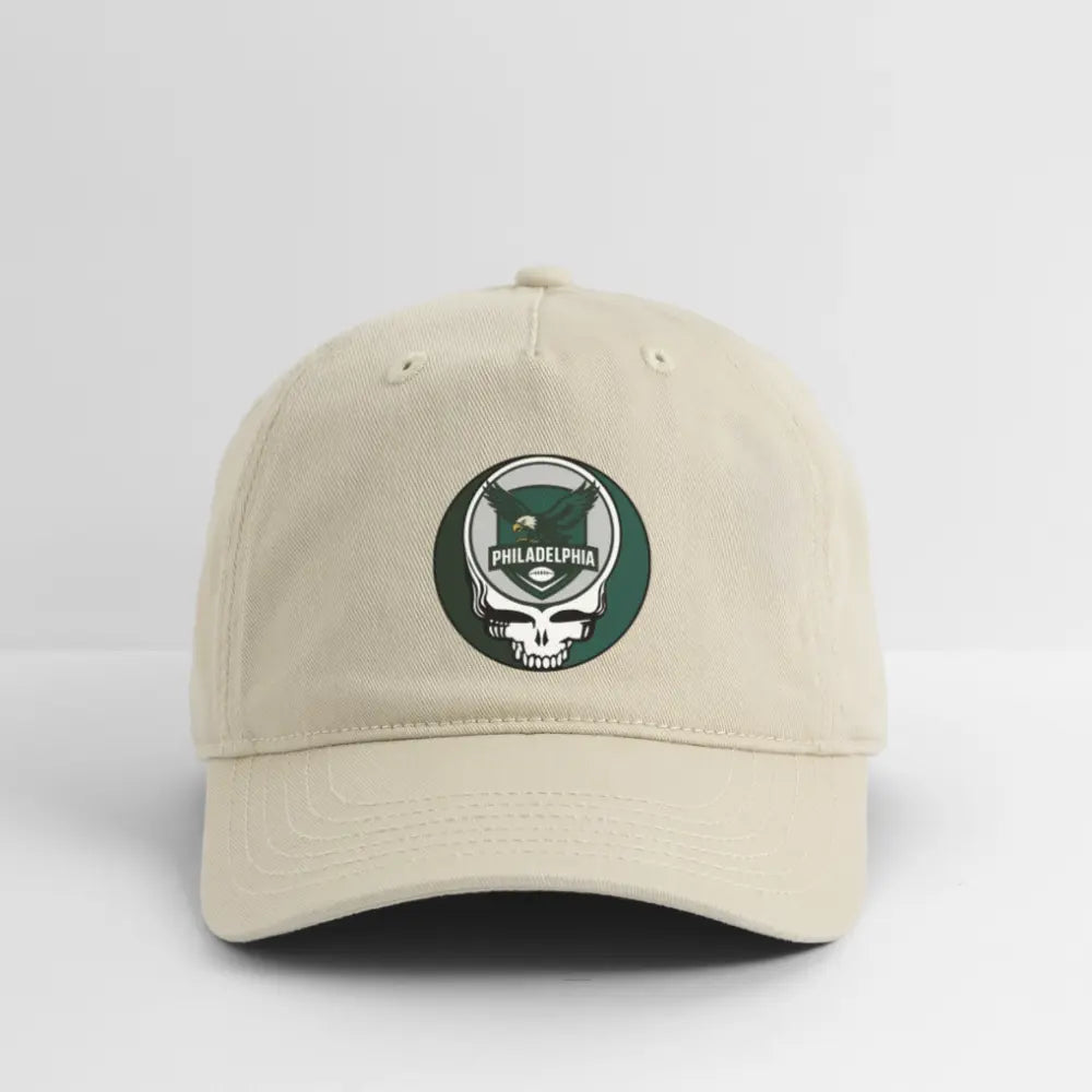 Philadelphia Eagles Grateful Dead Stealie Dad Hat 100% Cotton Twill