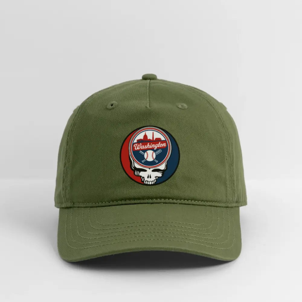 Grateful Dead Stealie Dad Hat Washington Baseball Edition The Ballpark Collection