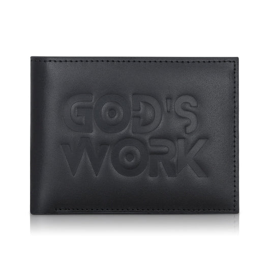 Genuine Leather Wallet Signature Series God's Work
