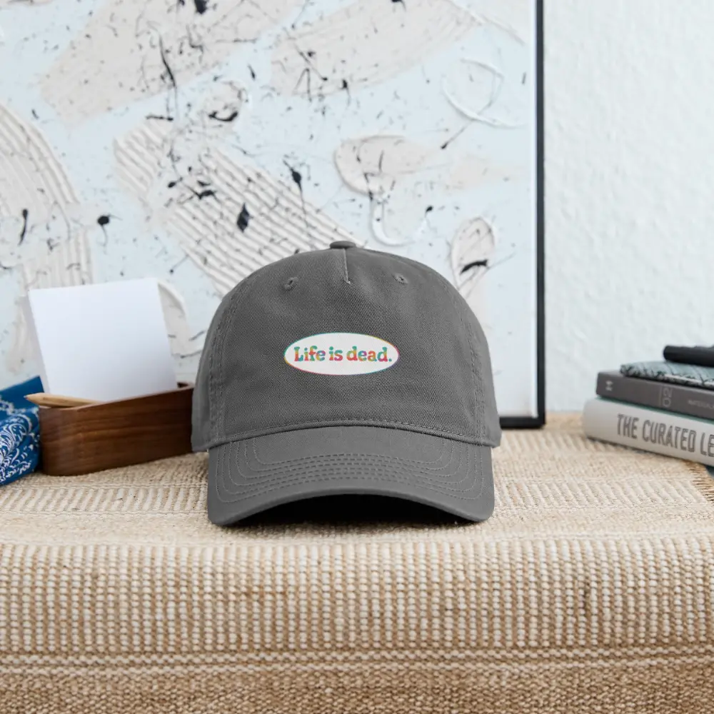 Grateful Dead Stealie Oval TieDye Dad Hat 100% Cotton Twill