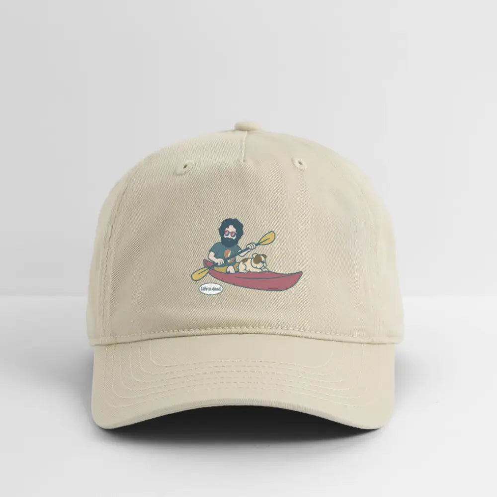 Grateful Dead Stealie Dad Hat Kayakin' Jerry DTF-Printed 100% Cotton