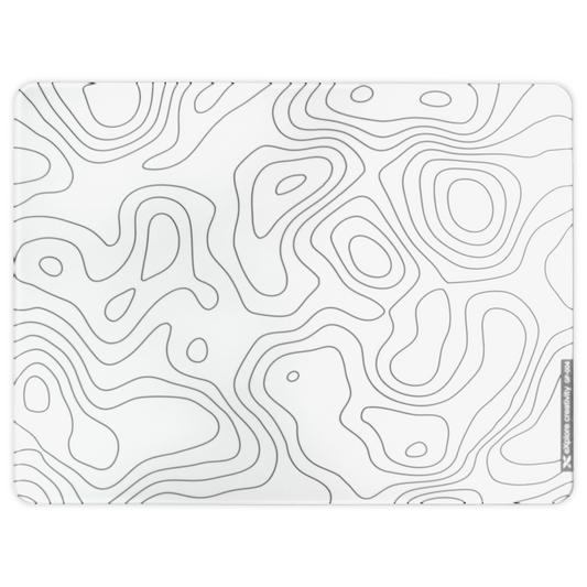 Glass Mousepad with Anti-Slip Rubber Base XVX Space Pad GP-004