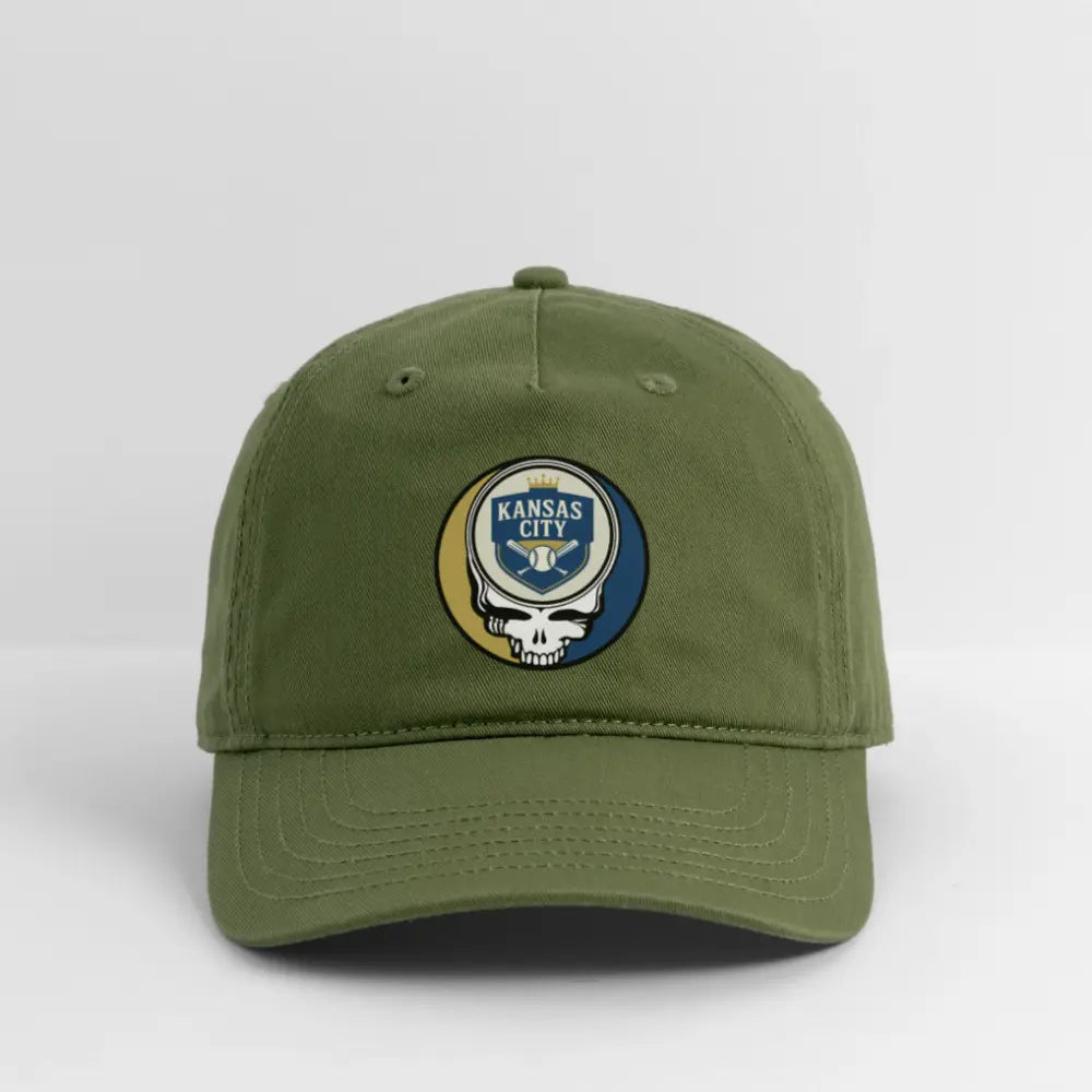 Kansas City Baseball Edition Grateful Dead Stealie Dad Hat The Ballpark Collection