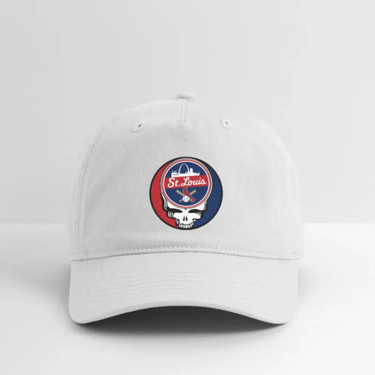 St. Louis Baseball Edition Grateful Dead Stealie Dad Hat The Ballpark Collection
