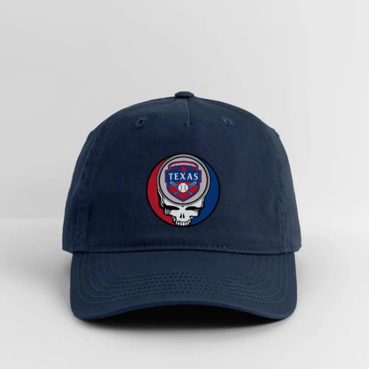 Texas Baseball Edition Baseball Dad Hat Grateful Dead Stealie