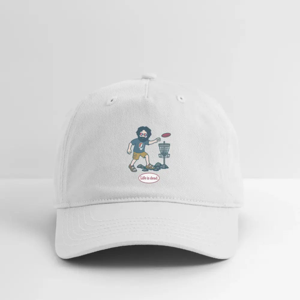 Grateful Dead Stealie Dad Hat Cotton Twill Disc Golfin' Jerry Life is dead
