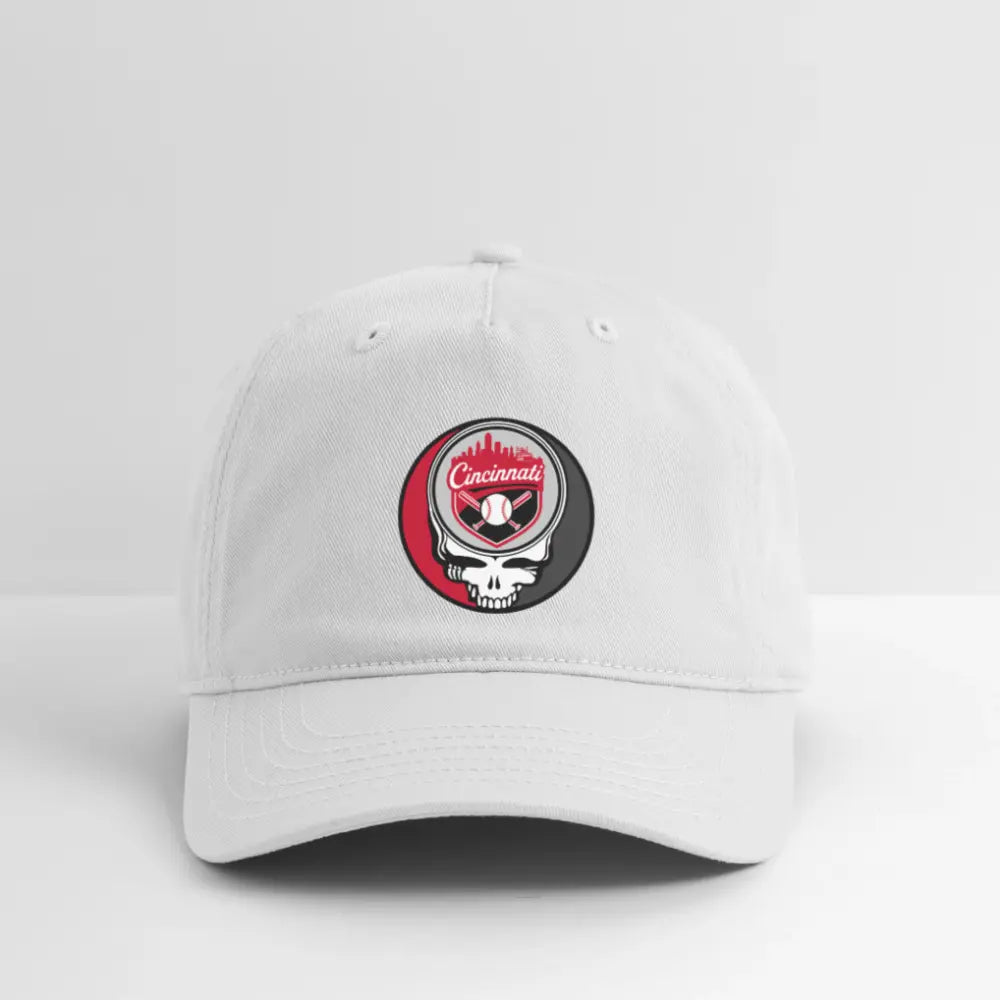 Grateful Dead Stealie Dad Hat Cotton Twill Baseball Hat The Ballpark Collection Cincinnati