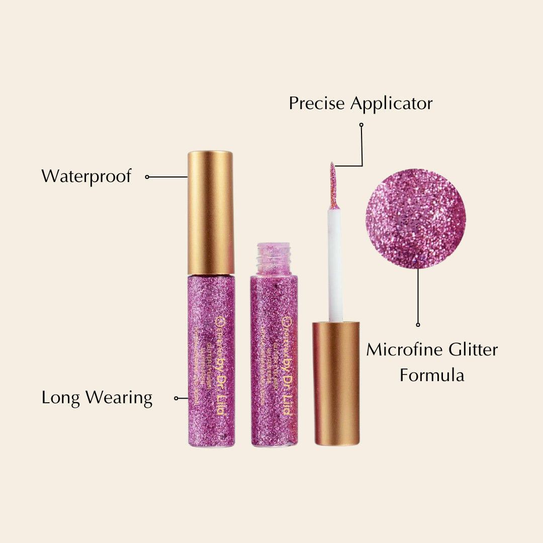 Vegan Glitter Liquid Eyeliner for Shimmer & Shine by EpiLynx